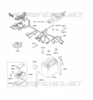 CHASSIS EQUIPMENT ELECTRIQUE pour Kawasaki ZZR600