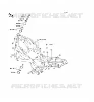 CH&Acirc;SSIS pour Kawasaki ZZR600