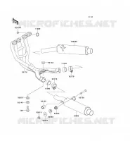 &Eacute;CHAPPEMENT pour Kawasaki ZZR600