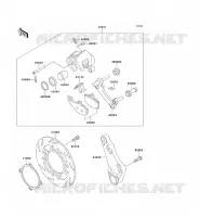 FREIN ARRIERE pour Kawasaki ZZR600