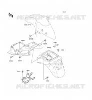GARDE BOUE pour Kawasaki ZZR600