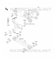 PEDALE DE FREIN/TORQUE LINK pour Kawasaki ZZR600