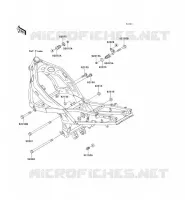 PIECE DE CADRE (COUVERTURE) pour Kawasaki ZZR600