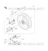 ROUE AVANT pour Kawasaki ZZR600