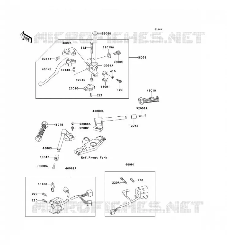 GUIDON Kawasaki MOTOS 600 1999 ZZR600  ZX600-E7