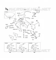 CARENAGE pour Kawasaki NINJA ZX-6R