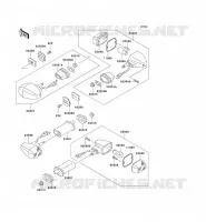 CLIGNOTANTS pour Kawasaki NINJA ZX-6R