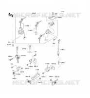 CONTACTEUR SERRURE/R&Eacute;FLECTEUR pour Kawasaki NINJA ZX-6R