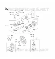 D&Eacute;MARREUR pour Kawasaki NINJA ZX-6R