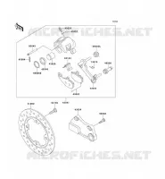 FREIN ARRIERE pour Kawasaki NINJA ZX-6R