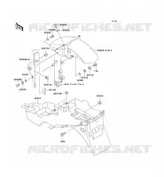 GARDE BOUE pour Kawasaki NINJA ZX-6R