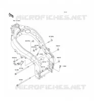 PIECE DE CADRE (COUVERTURE) pour Kawasaki NINJA ZX-6R