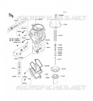 PI&Egrave;CES DE CARBURATEUR pour Kawasaki NINJA ZX-6R