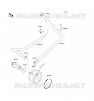 RADIATEUR D'HUILE pour Kawasaki NINJA ZX-6R