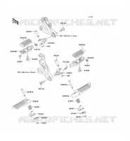 REPOSE PIED pour Kawasaki NINJA ZX-6R