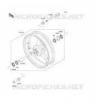 ROUE AVANT pour Kawasaki NINJA ZX-6R