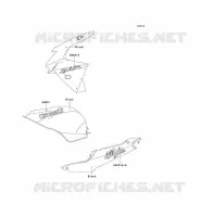 STICKER (NOIR) pour Kawasaki NINJA ZX-6R