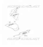 STICKER(RED) pour Kawasaki NINJA ZX-6R