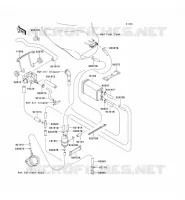 SYSTEME D'EVAPORATION CARBURANT pour Kawasaki NINJA ZX-6R
