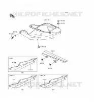 CACHE LAT&Eacute;RAL/GARDE CHAINE pour Kawasaki NINJA ZX-6R