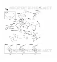 CARENAGE pour Kawasaki NINJA ZX-6R