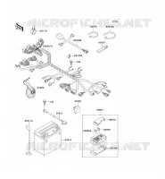 CHASSIS EQUIPMENT ELECTRIQUE pour Kawasaki NINJA ZX-6R
