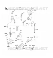 CONTACTEUR SERRURE/R&Eacute;FLECTEUR pour Kawasaki NINJA ZX-6R