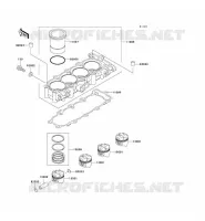 CYLINDRE/PISTON pour Kawasaki NINJA ZX-6R