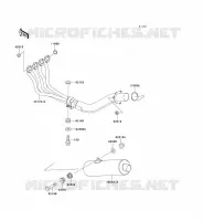 &Eacute;CHAPPEMENT pour Kawasaki NINJA ZX-6R