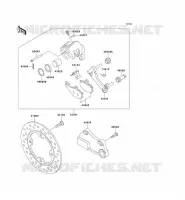 FREIN ARRIERE pour Kawasaki NINJA ZX-6R