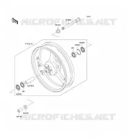 ROUE AVANT pour Kawasaki NINJA ZX-6R