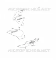 STICKER(RED) pour Kawasaki NINJA ZX-6R