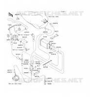 SYSTEME D'EVAPORATION CARBURANT pour Kawasaki NINJA ZX-6R