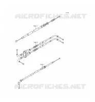 CABLES pour Kawasaki NINJA ZX-6R