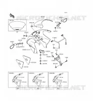 CARENAGE pour Kawasaki NINJA ZX-6R