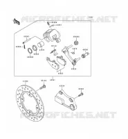 FREIN ARRIERE pour Kawasaki NINJA ZX-6R