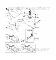 RESERVOIR CARBURANT pour Kawasaki NINJA ZX-6R