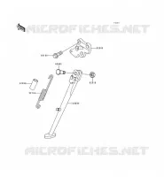 BEQUILLES pour Kawasaki NINJA ZX-6R