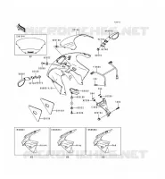 CARENAGE pour Kawasaki NINJA ZX-6R