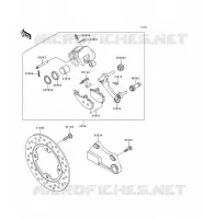FREIN ARRIERE pour Kawasaki NINJA ZX-6R