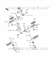 REPOSE PIED pour Kawasaki NINJA ZX-6R