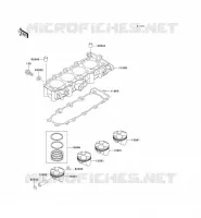 CYLINDRE/PISTON pour Kawasaki NINJA ZX-6R