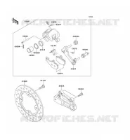 FREIN ARRIERE pour Kawasaki NINJA ZX-6R