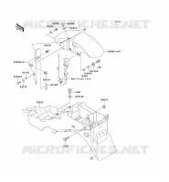 GARDE BOUE pour Kawasaki NINJA ZX-6R