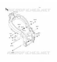 PIECE DE CADRE (COUVERTURE) pour Kawasaki NINJA ZX-6R