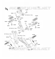 REPOSE PIED pour Kawasaki NINJA ZX-6R