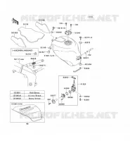 RESERVOIR CARBURANT pour Kawasaki NINJA ZX-6R
