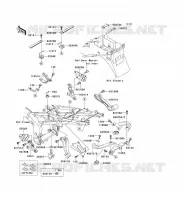 SUPPORT BATTERIE pour Kawasaki NINJA ZX-6R