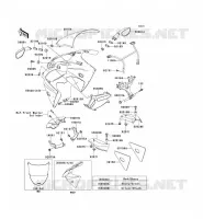 CARENAGE pour Kawasaki NINJA ZX-6R