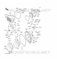 COUVERCLES MOTEUR pour Kawasaki NINJA ZX-6R